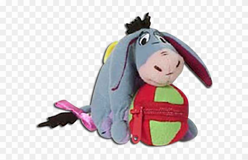 Eeyore Plush Keychain Clip On Treasure Keeper Disney - Stuffed Toy - Png Download