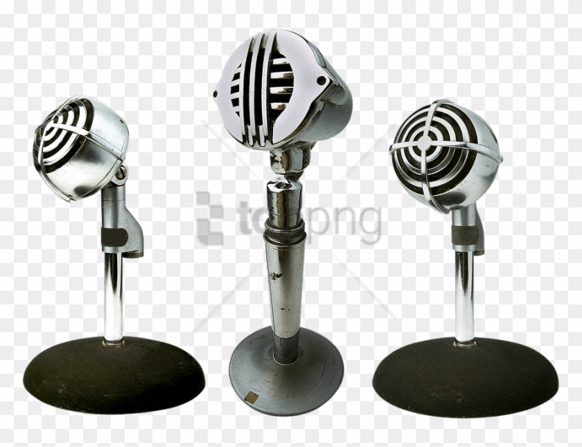Free Png Download Trio Of Microphones Png Images Background - Nostalgıa Microphone Clipart