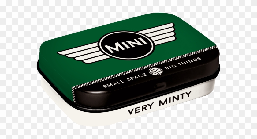 Nostalgic Art Tin Box & Mints Mini Cars Logo Green - Box Clipart #1649731