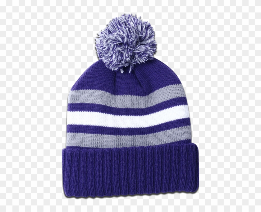 Purple/gray/white - Beanie Clipart #1650233