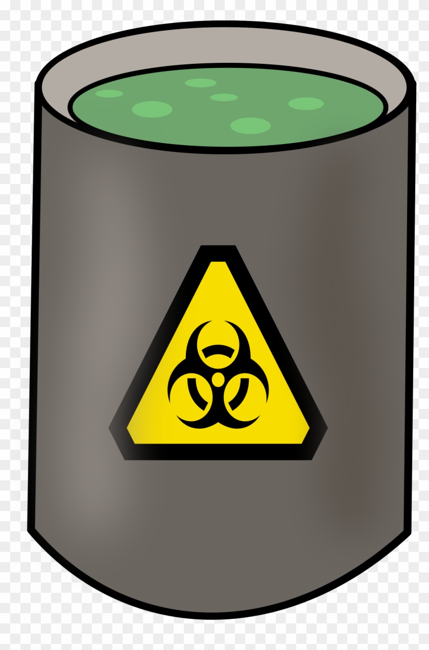 Big Image - Toxic Barrel Transparent Background Clipart #1650991
