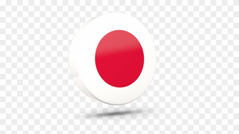 Illustration Of Flag Of Japan - Japan Flag Icon Circle Clipart #1651340