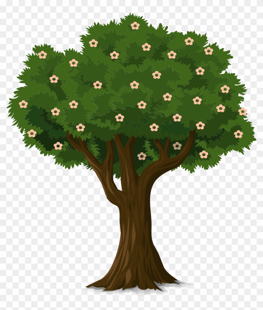 Detailed Icons Png Free And Downloads Ⓒ - Flowers On A Tree Clipart Transparent Png