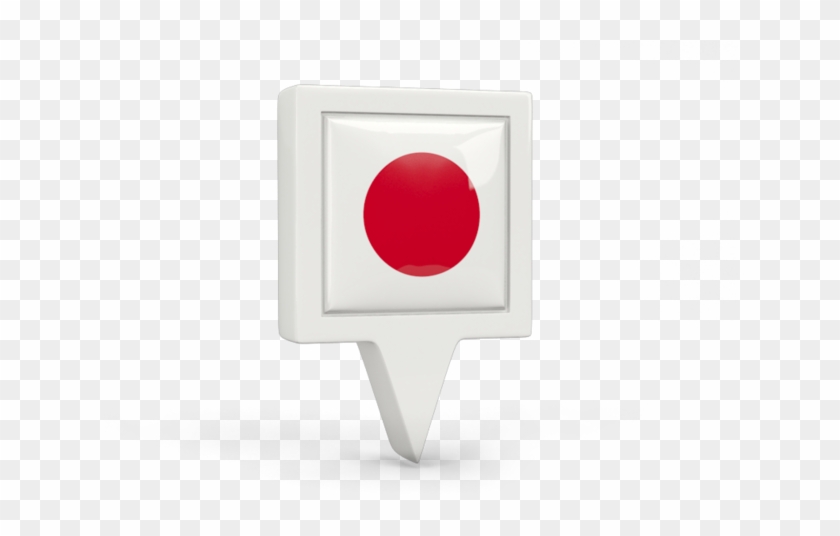 Illustration Of Flag Of Japan - Japan Icon Pin Clipart #1651414