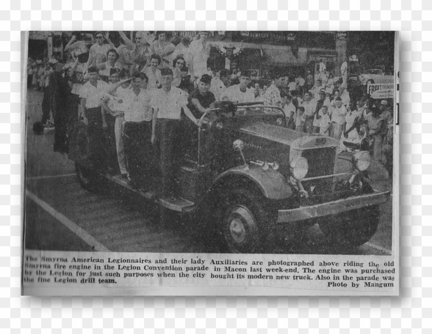 Holabird In Parade - Vintage Car Clipart #1651619