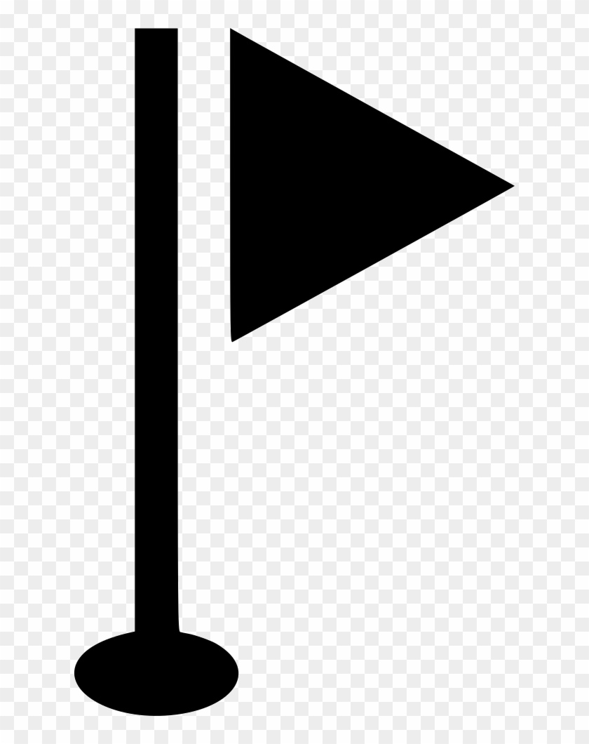 Clipart Black And White Flag Explore Ing Svg Png Icon - Golf Flag Svg Transparent Png