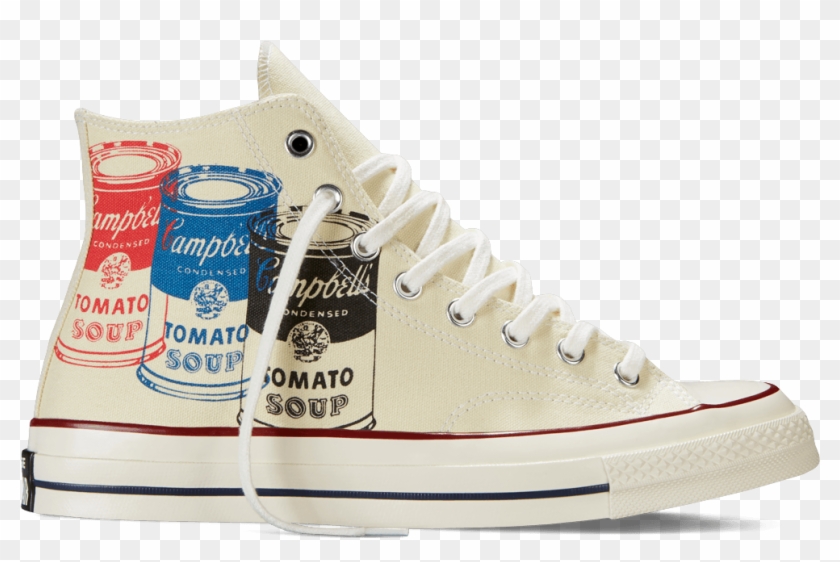 The Art Of Wearing Art Get The New Andy Warhol Converse - Andy Warhol Converse Png Clipart #1651909