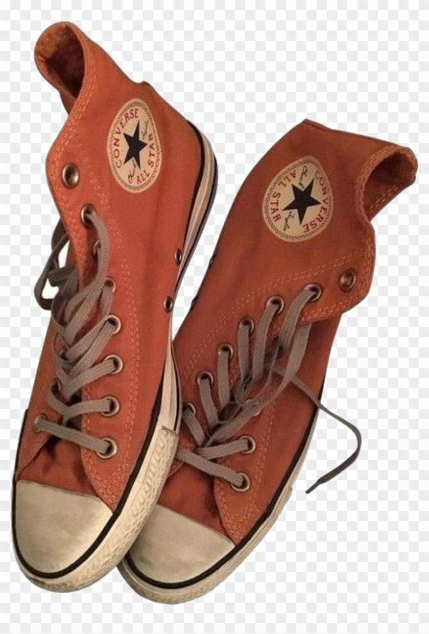 Orange Shoes, Orange Sneakers, Sock Shoes, Converse - Converse Clipart