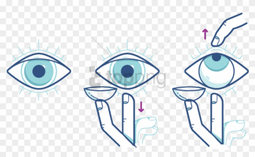 Free Png Put Contacts In Eyes Png Image With Transparent - Put Contacts In Eyes Clipart #1652021