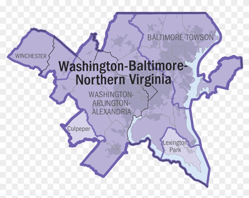 District Of Columbia Statistical Areas - Washington Metropolitan Area Clipart