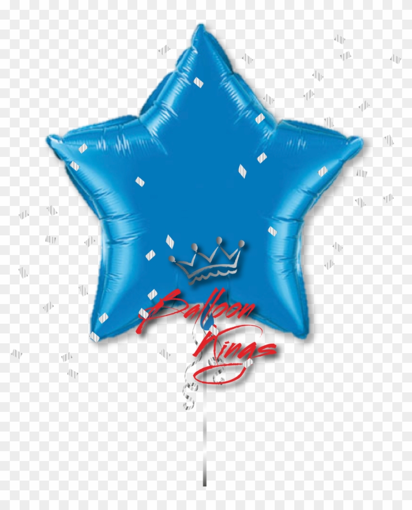 Large Sapphire Blue Star - Ford Balloons Clipart #1652452