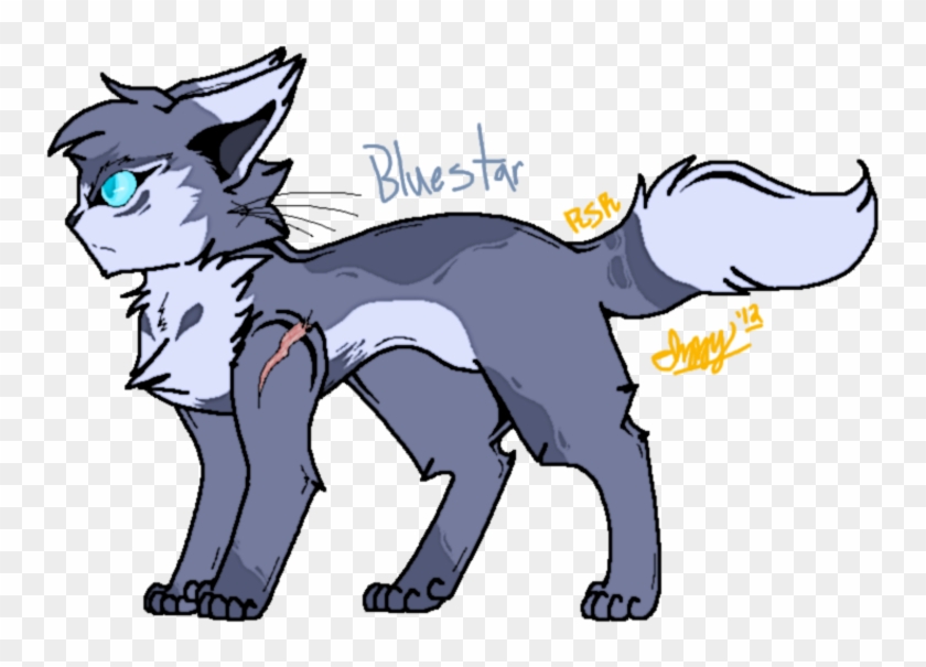 Warrior Cats - Bluestar - - - Cartoon Clipart