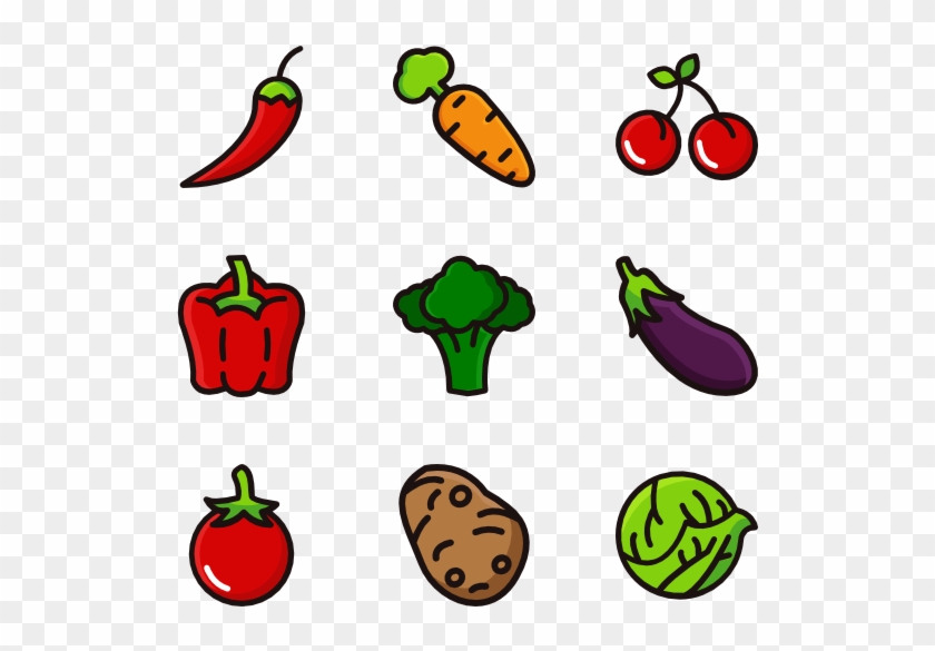 Icon Packs Vector Svg Psd Png Ⓒ - Vegetables Png Icons Clipart #1652628
