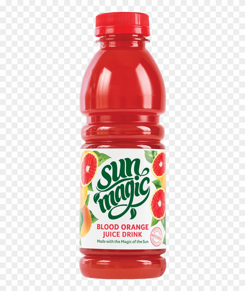 Sunmagic 500ml Blood Orange Juice Drink - Plastic Bottle Clipart #1652792