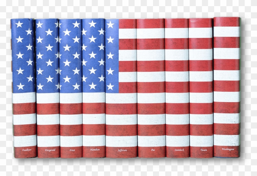 The Tragedy Of American Fiction By Prof - British American Flag Combined Black And White Clipart