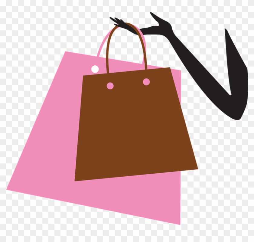 Shopping, Bags, Shopping Bag, Shopaholic - Bolsa De Loja Desenho Clipart #1652962