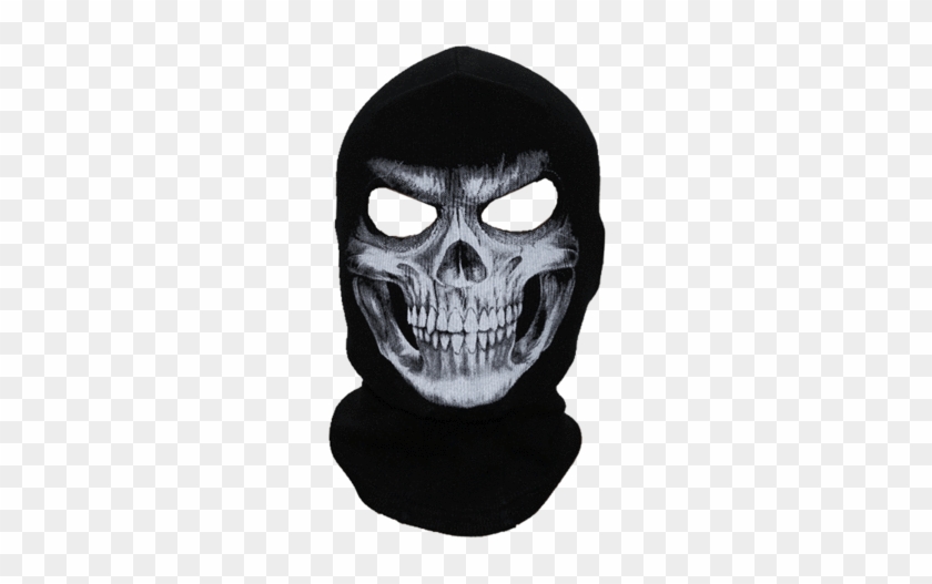 A Black Skull Face Mask - Mask Clipart #1653391