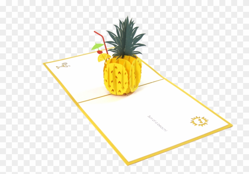Pineapple Pop Up Card - Pineapple Clipart #1653394