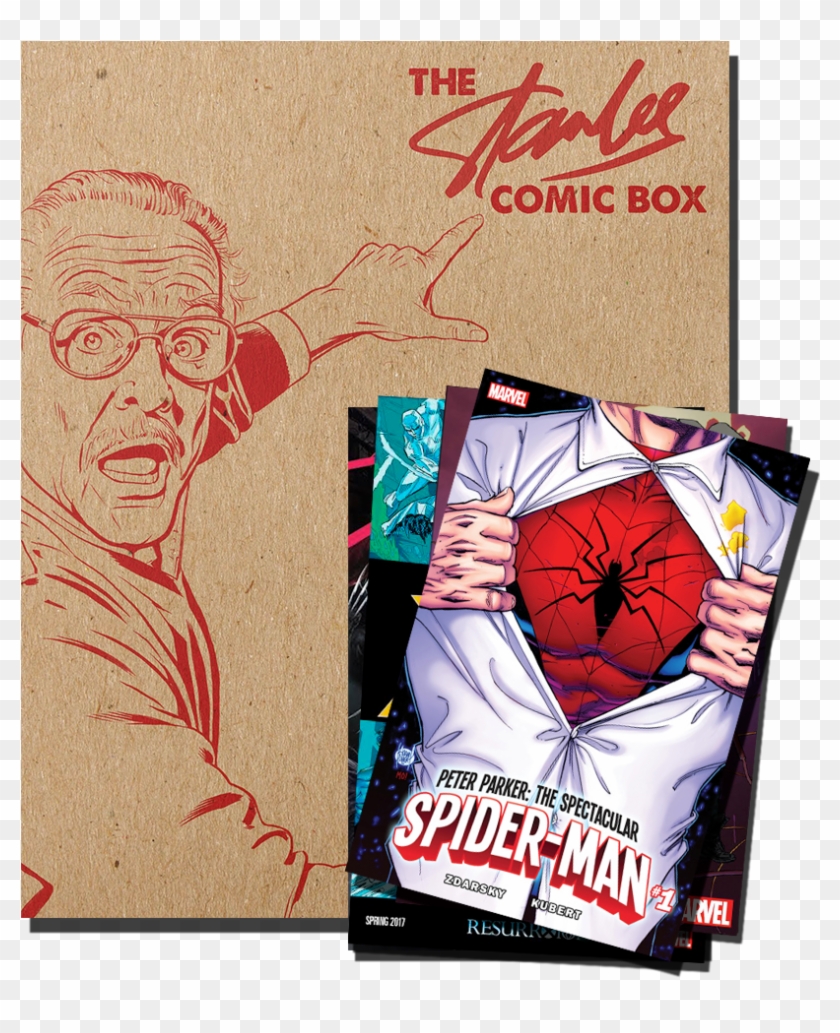 The Stan Lee Comicbook Box - Stan Lee Comic Box Clipart