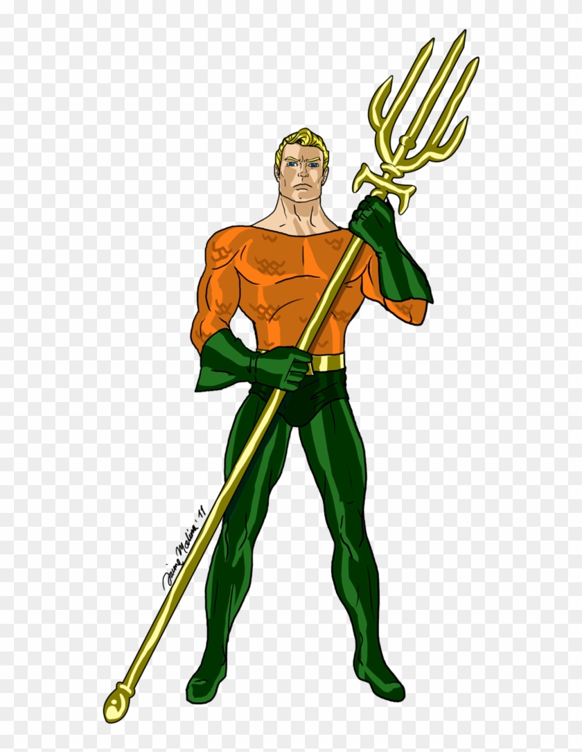 Amazing Aquaman Artwork By Jaime Molina Aquaman Dc - Aquaman Png Clipart #1654013