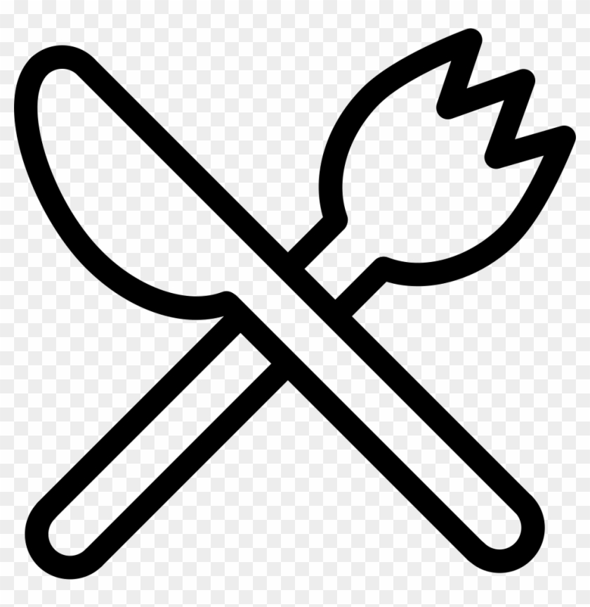 980 X 962 4 - Knife And Fork Cross Clipart