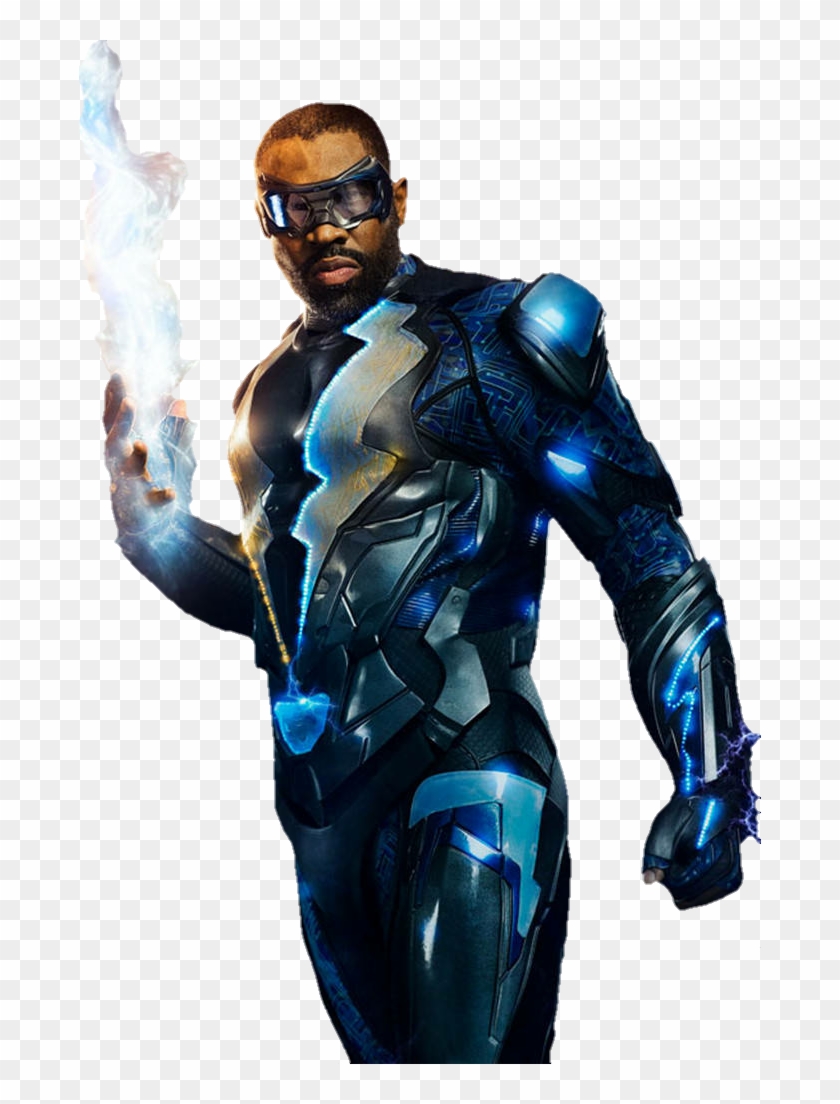 Black Lightning Png - Black Lightning Suit Clipart #1654086