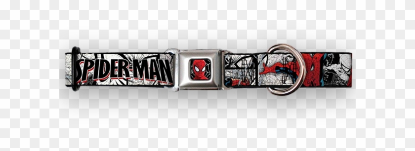 Buckle Down Spider Man Dog Collar Dog Buckle Down Large - Belt Clipart
