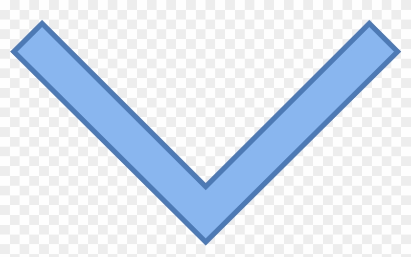 1600 X 1600 1 - Blue Drop Down Arrow Clipart