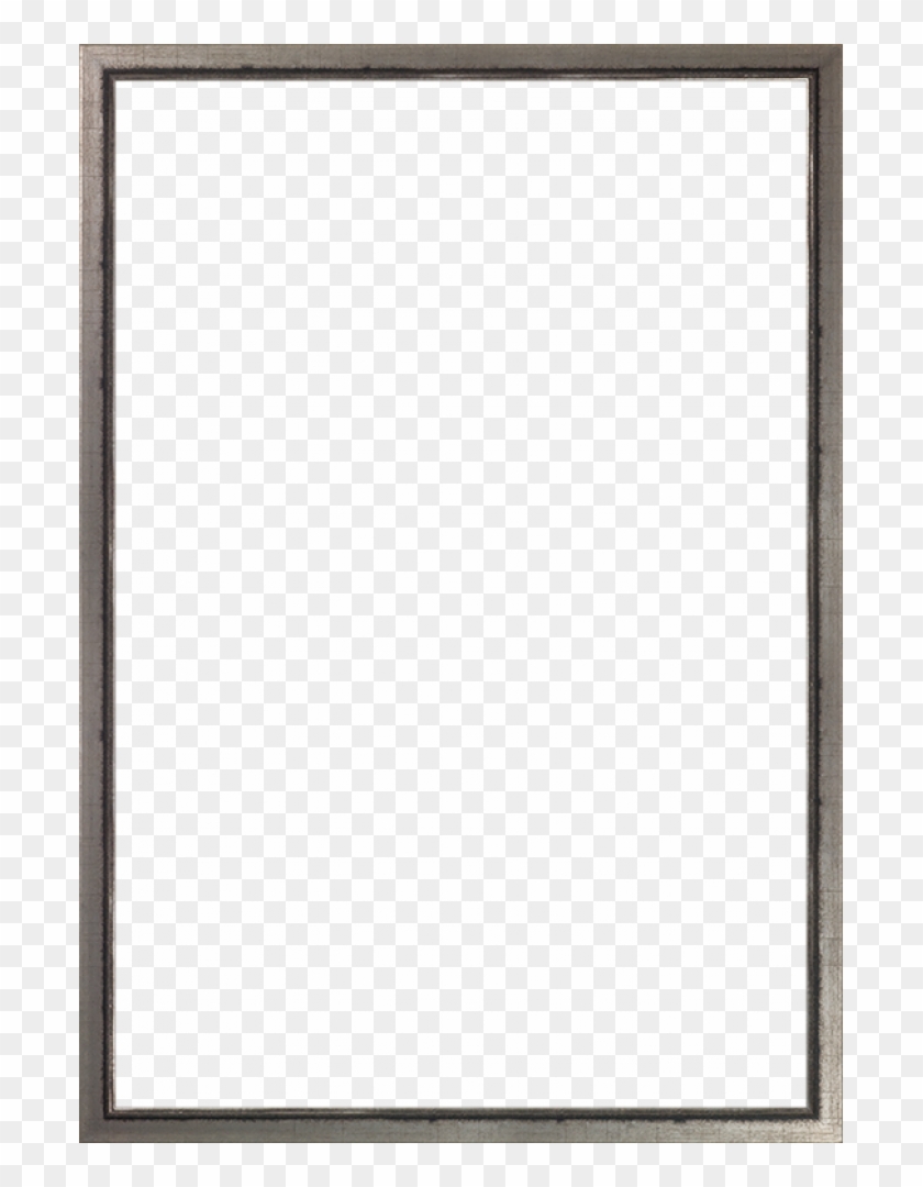 Burnished Silver Frame - Paper Product Clipart #1654486