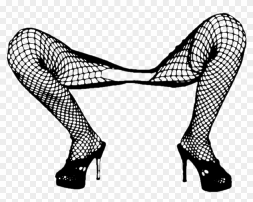 #hose #tights #pantyhose #fishnet - Fishnet Stockings Transparent Png Clipart #1654674