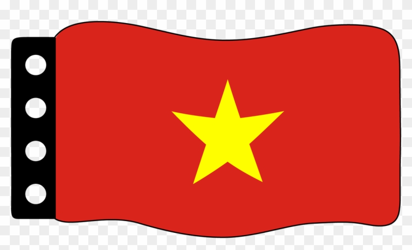 Flag Of Vietnam Clipart #1654980