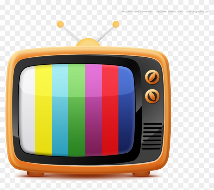 Retro Tv Icon - Tv Icon Clipart #1655019