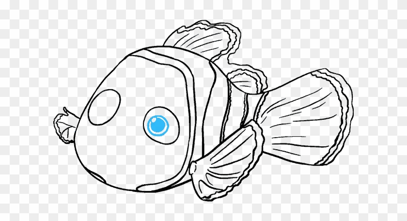 How To Draw Nemo In A Few Easy Steps Easy Drawing Guides - Simple Sketch Of Betta Fish Clipart #1655140