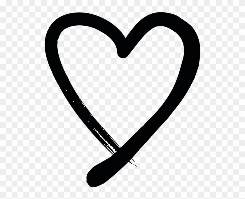 Hand Drawn Heart - Hand Drawn Heart Png Clipart #1656160