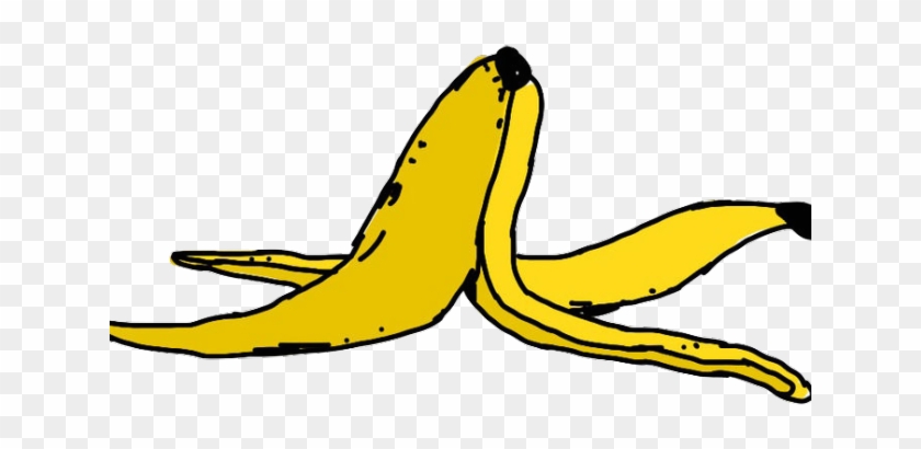 Old Clipart Banana Peel - Banana Peel Clip Art - Png Download #1656994