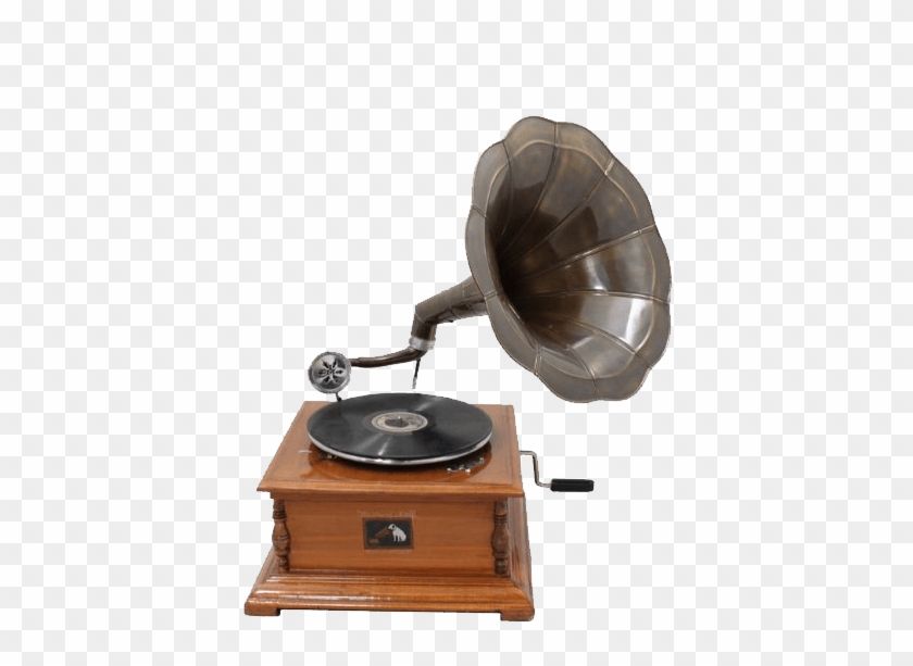 Gramophone Top View - Fonógrafo En La Segunda Revolucion Industrial Clipart #1657186