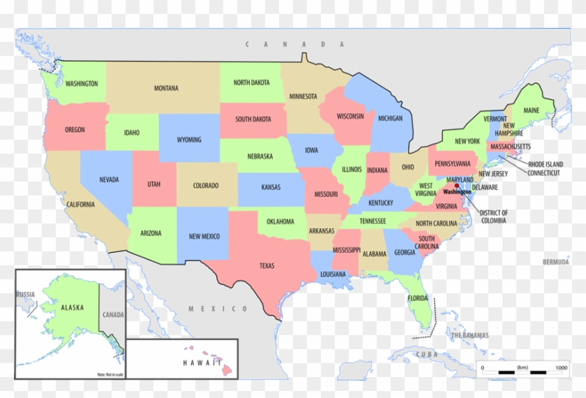 List Of States - Atlas Clipart #1657445