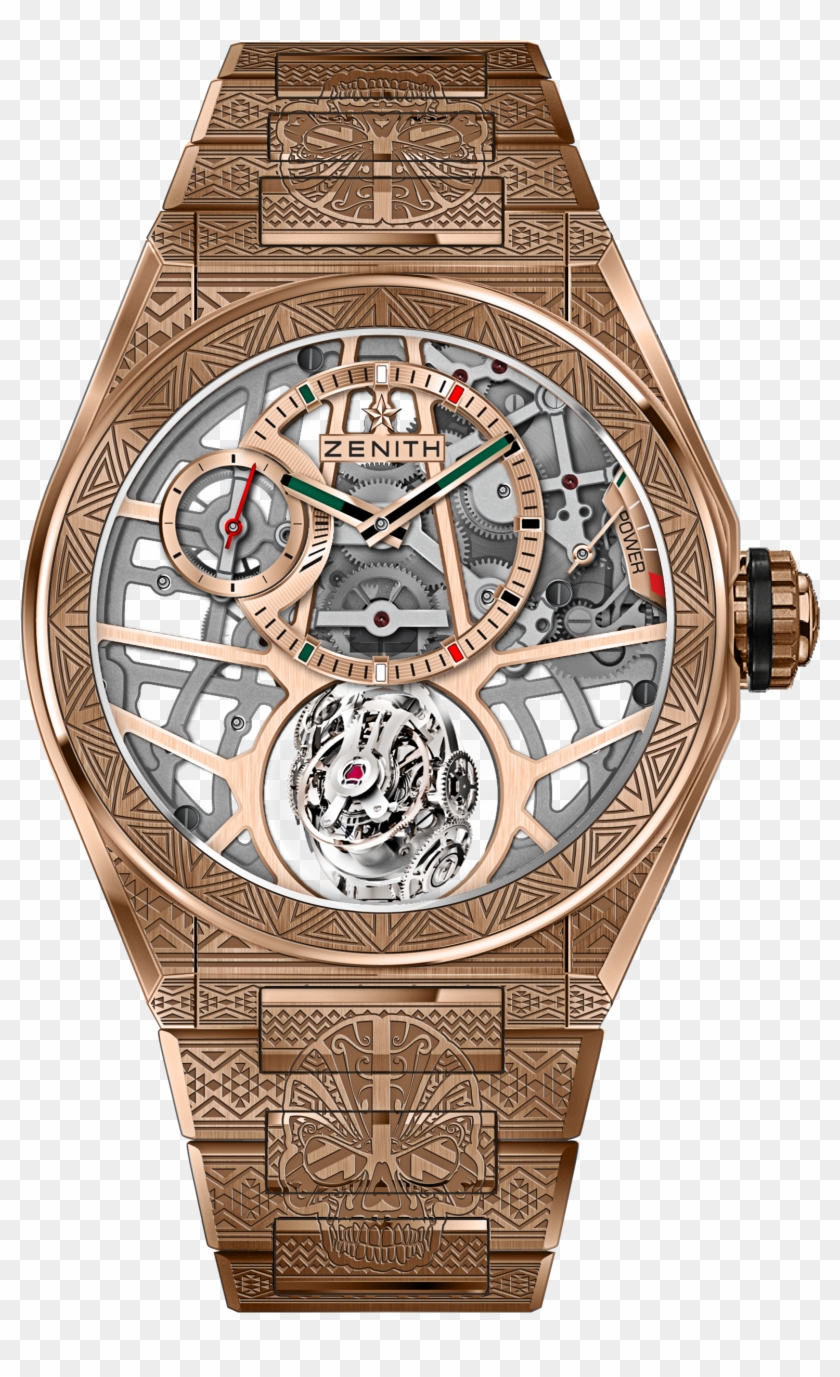 Here's What The Precious Designs Look Like - Zenith Defy Zero G Skull Clipart #1657473