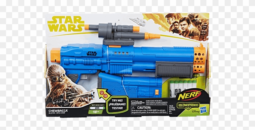 Chewbacca Nerf Glowstrike Blaster Series - Star Wars Rogue One Nerf Gun Clipart