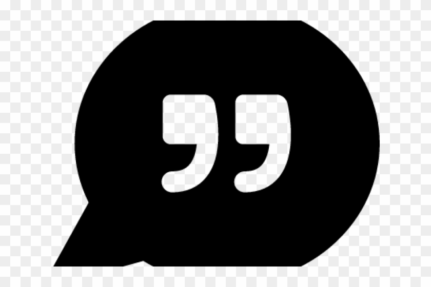 Speech Bubble Clipart Quote - Circle - Png Download
