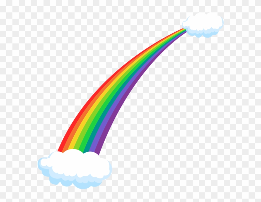 Радуга, Arco Iris, Regenboog - Flying Rainbow Clipart #1657810