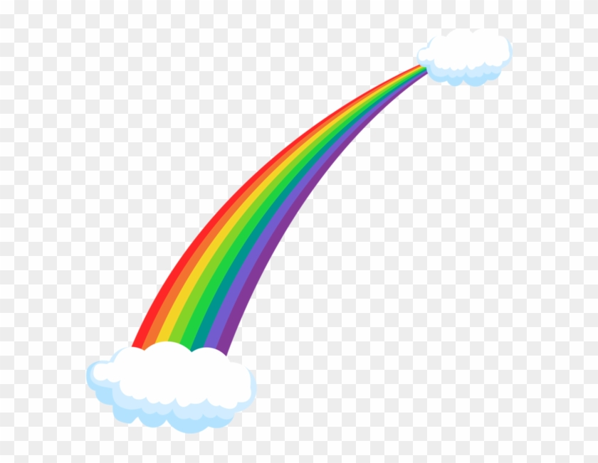 Радуга, Arco Iris, Regenboog - Flying Rainbow Clipart