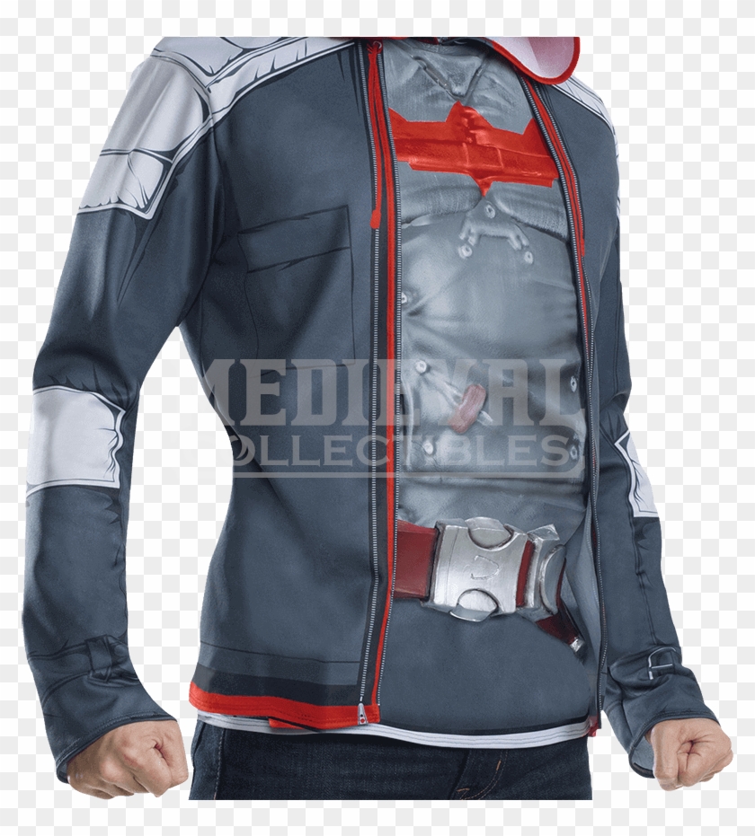 Mens Arkham Red Hood Costume - Spirit Halloween Red Hood Batman Clipart #1657902