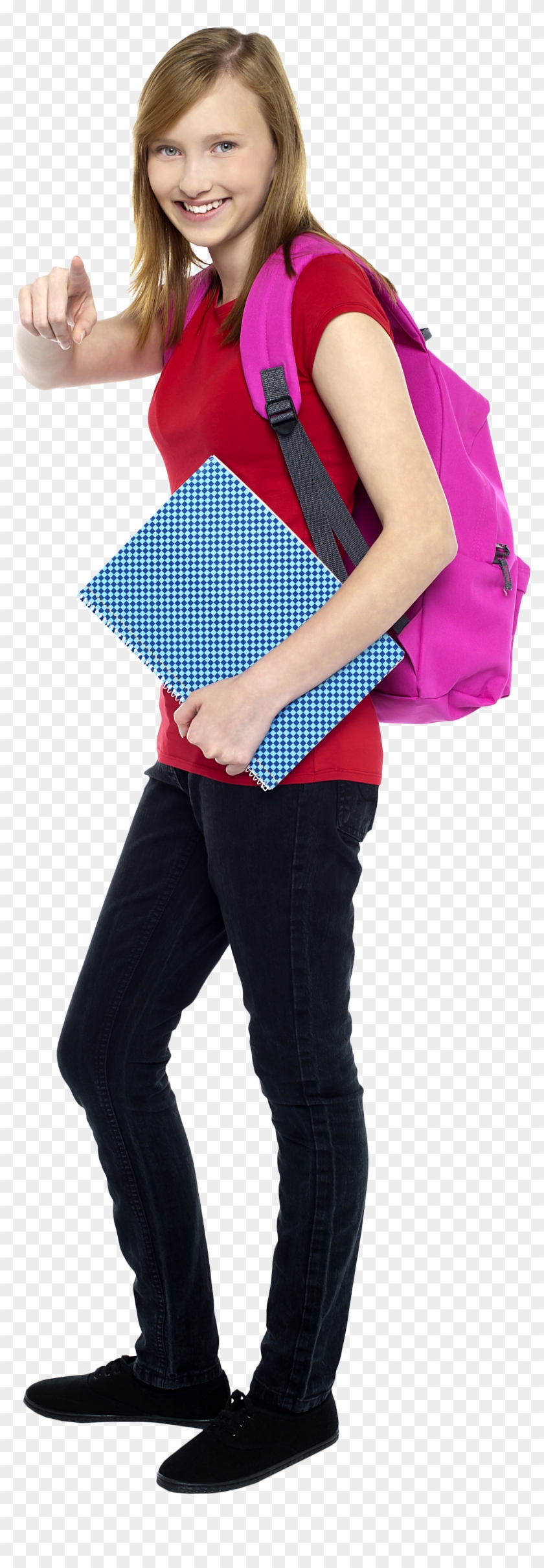 Woman Student Free Commercial Use Png Images - College Girl Hd Png Clipart #1657908