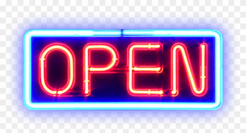 #open #sign #neon #city #lights #niche #moodboard #freetoedit - Open Neon Sign Png Clipart