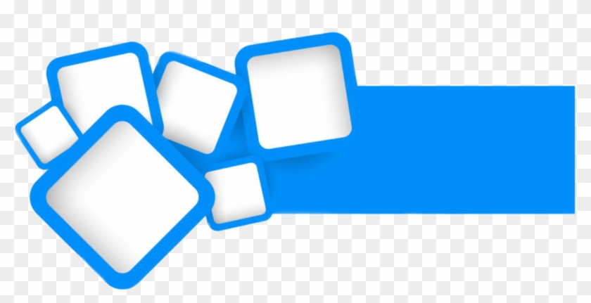 Blue Square Vector Design - Square Design Vector Png Clipart