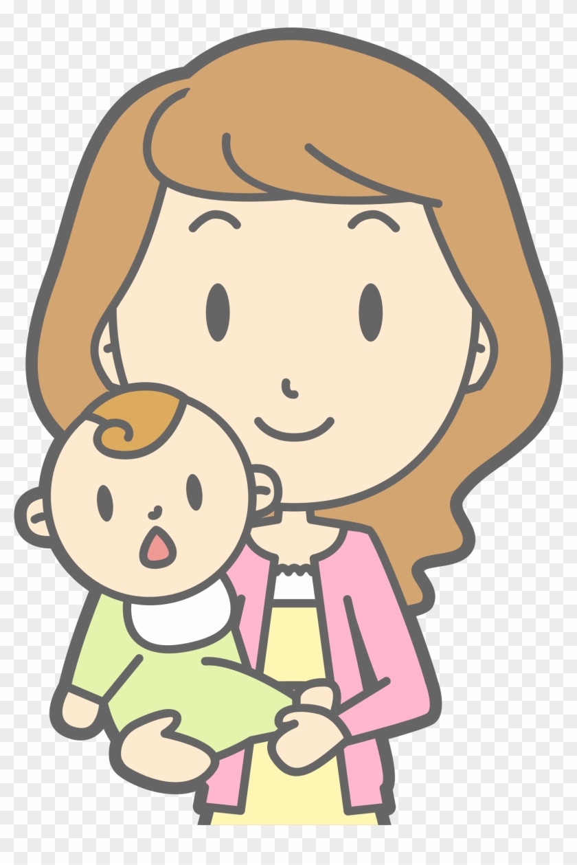 1624 X 2358 4 - Mum And Baby Clipart - Png Download