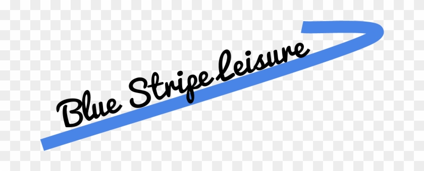 Blue Stripe Leisure Logo - Electric Blue Clipart