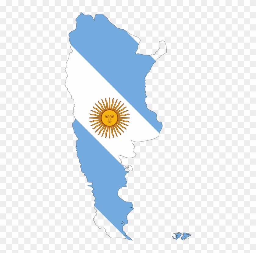 Flag Of Argentina National Flag Map - Argentina Flag Map Clipart #1658860