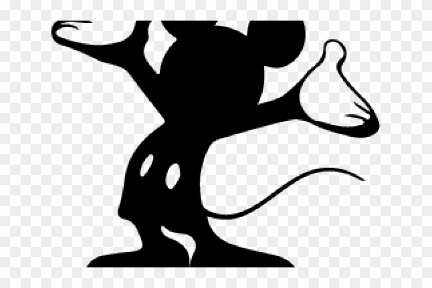 Mickey Mouse Silhouette Transparent Background Clipart #1659016